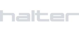 Logo der Halter AG in grau