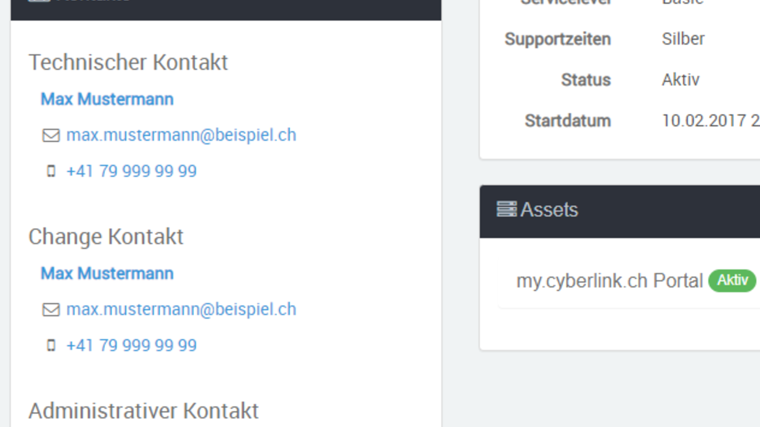 FAQ Service Kontakte